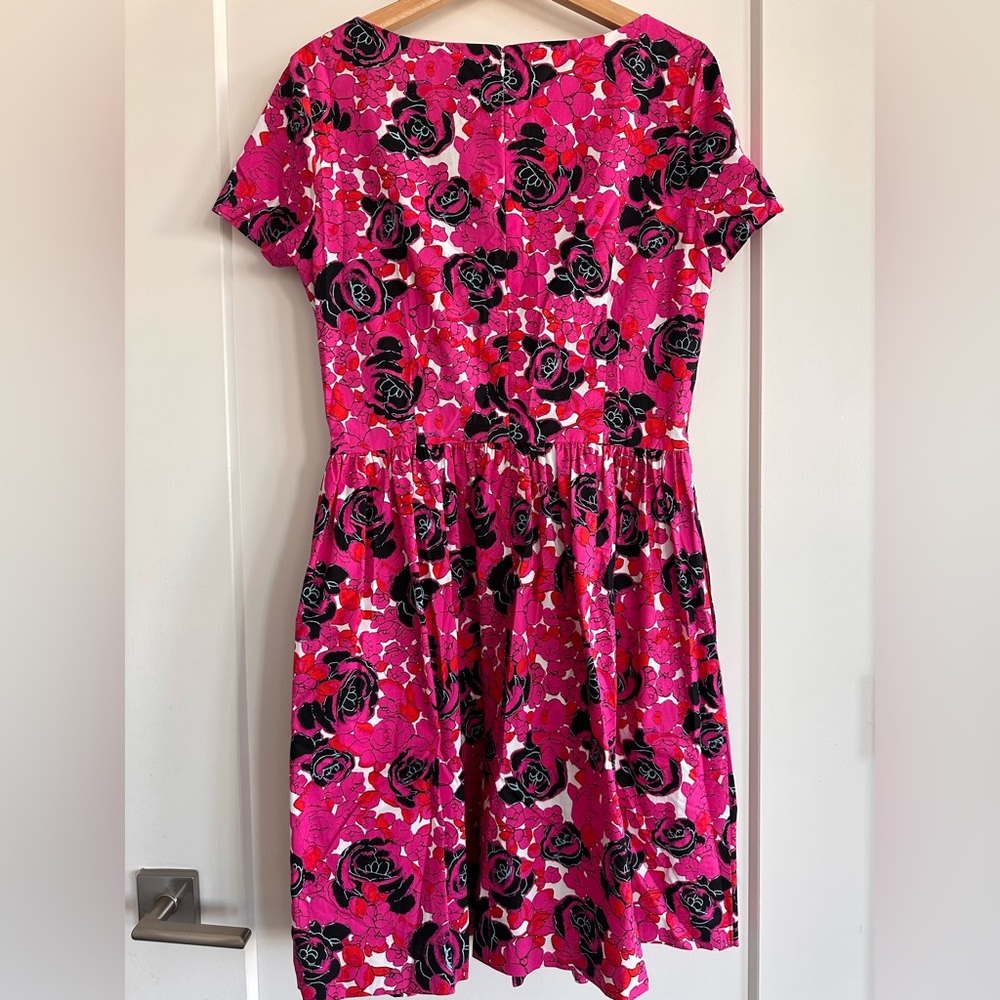 Vintage Oscar de la Renta Floral Dress - Picture 5 of 11